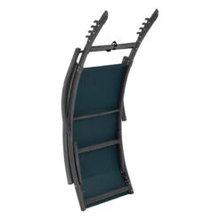 Transat Samba Pliable Bleu Canard/graphite Hespéride -Promos Jardin Meubles Boutique transat samba pliable bleu canard graphite hesperide 3