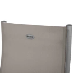 Transat Samba Pliable Et Empilable Taupe Hespéride -Promos Jardin Meubles Boutique transat samba pliable et empilable taupe hesperide 5